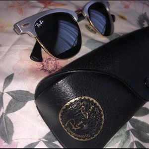 ray ban aluminum clubmaster sunglasses